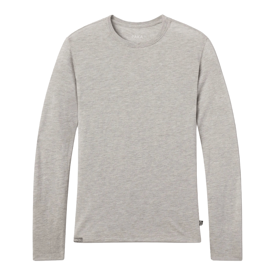 PAKA WOMEN'S AIRE LONG SLEEVE- HEATHER GREY