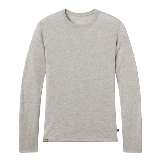 PAKA WOMEN'S AIRE LONG SLEEVE- HEATHER GREY