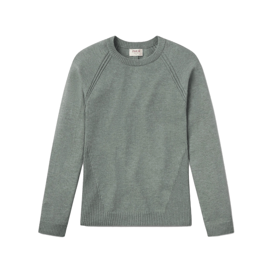 PAKA WOMEN'S ULTRALIGHT CREW- LICHEN