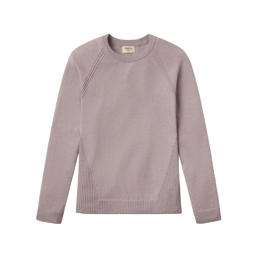 PAKA WOMEN'S ULTRALIGHT CREW- SMOKEY LAVENDER