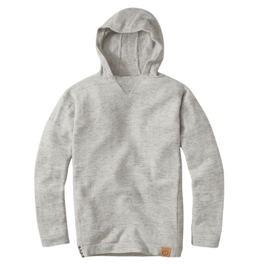PAKA THE HOODIE PULLOVER SWEATER - LIGHT GREY