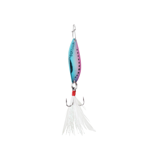 CLAM PANFISH LEECH FLUTTER SPOON - 1/32OZ -  RAINBOW