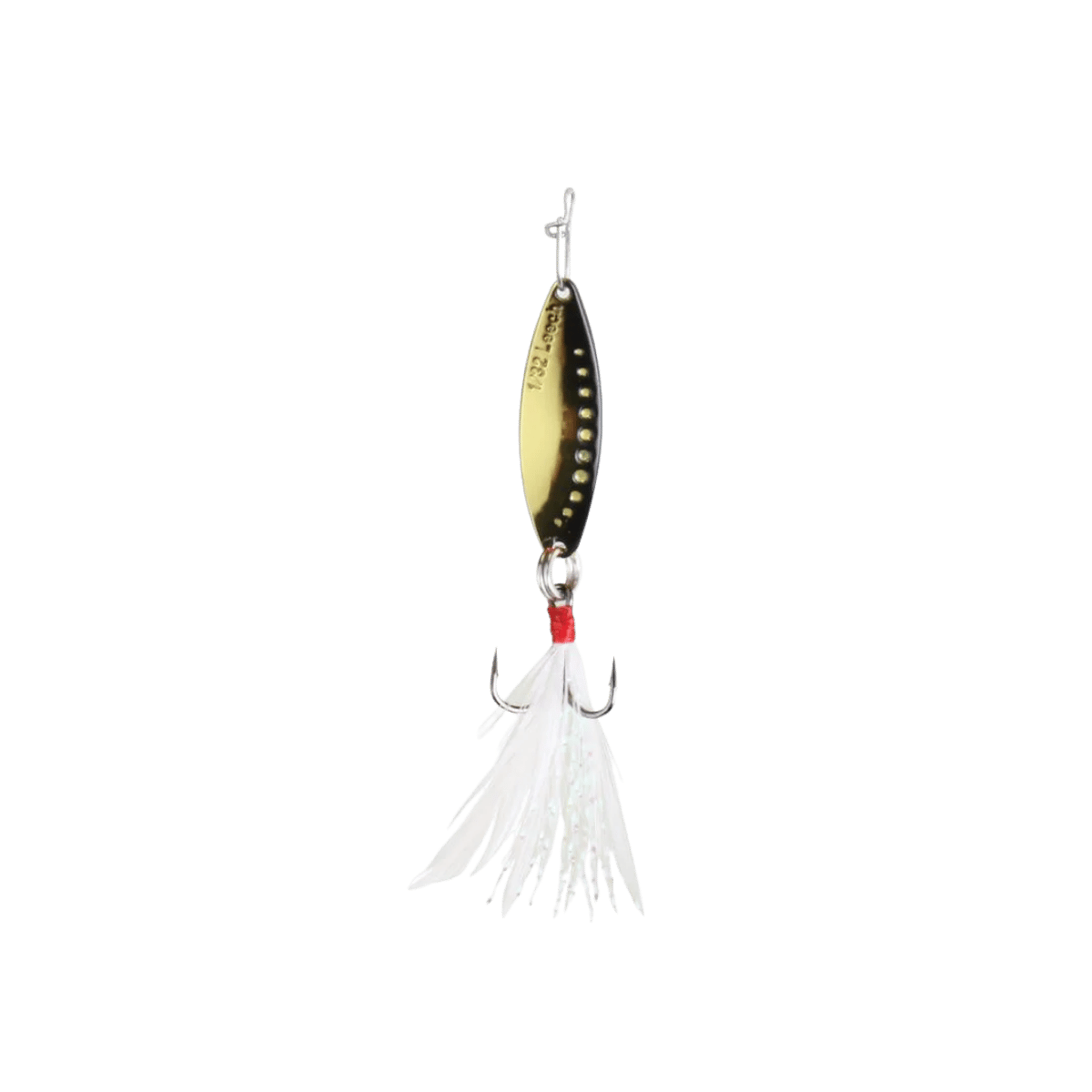 CLAM PANFISH LEECH FLUTTER SPOON - 1/32OZ - GOLDEN SHINER