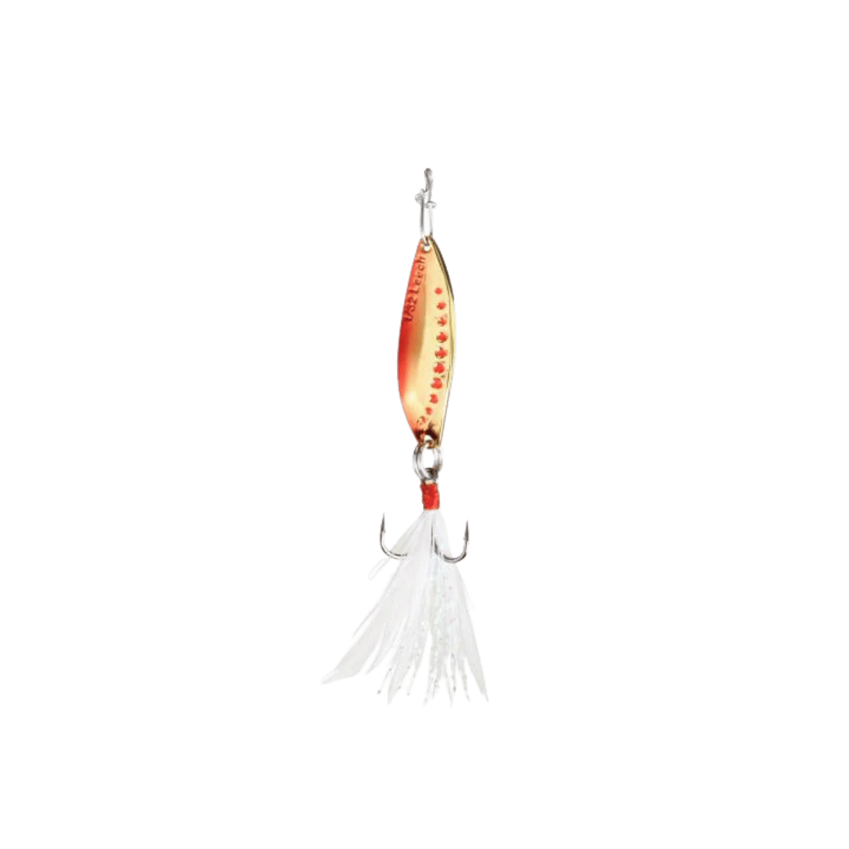 CLAM PANFISH LEECH FLUTTER SPOON - 1/32OZ - RED GOLD