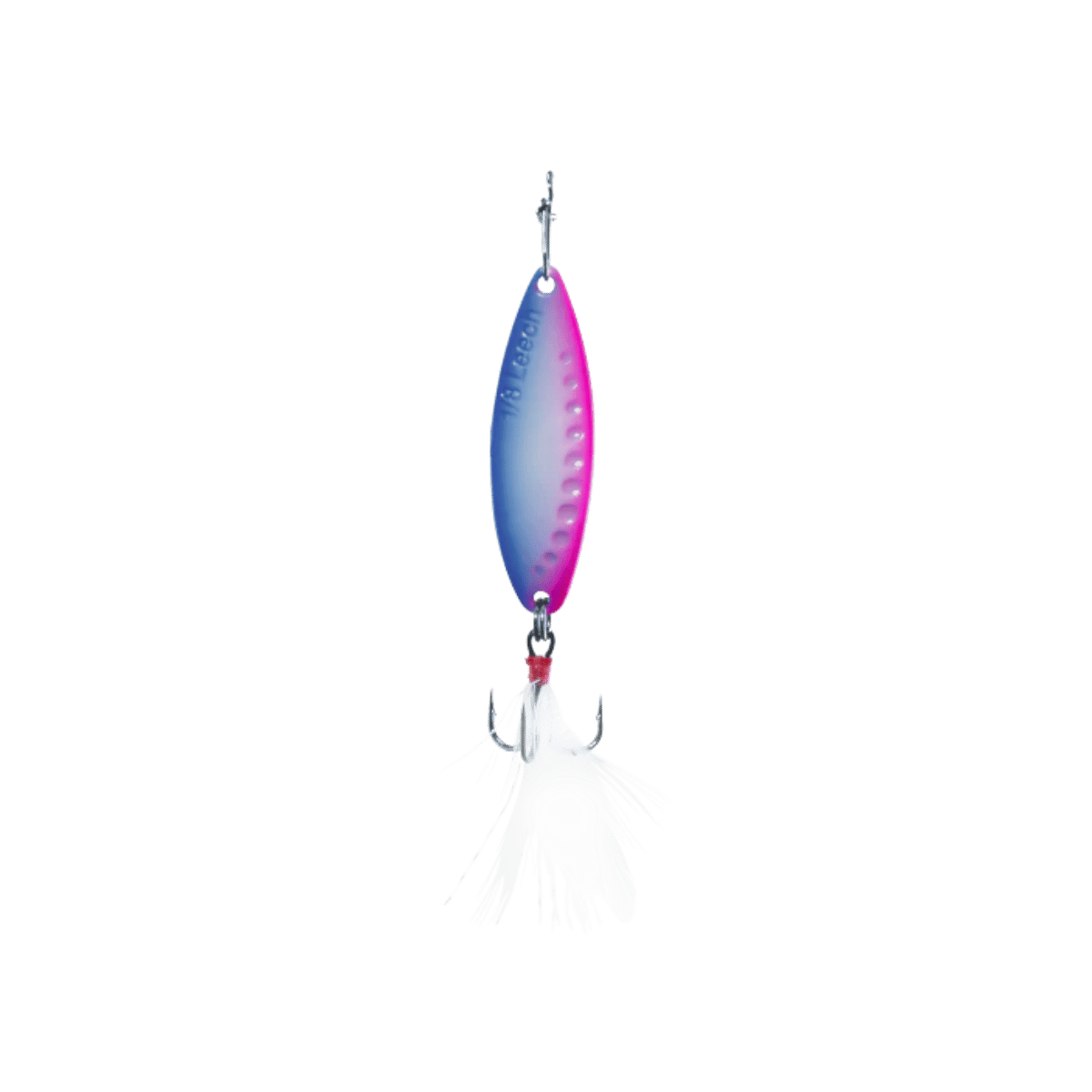 CLAM PANFISH LEECH FLUTTER SPOON - 1/32OZ - GLOW RAINBOW