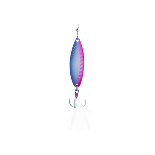 CLAM PANFISH LEECH FLUTTER SPOON - 1/32OZ - GLOW RAINBOW