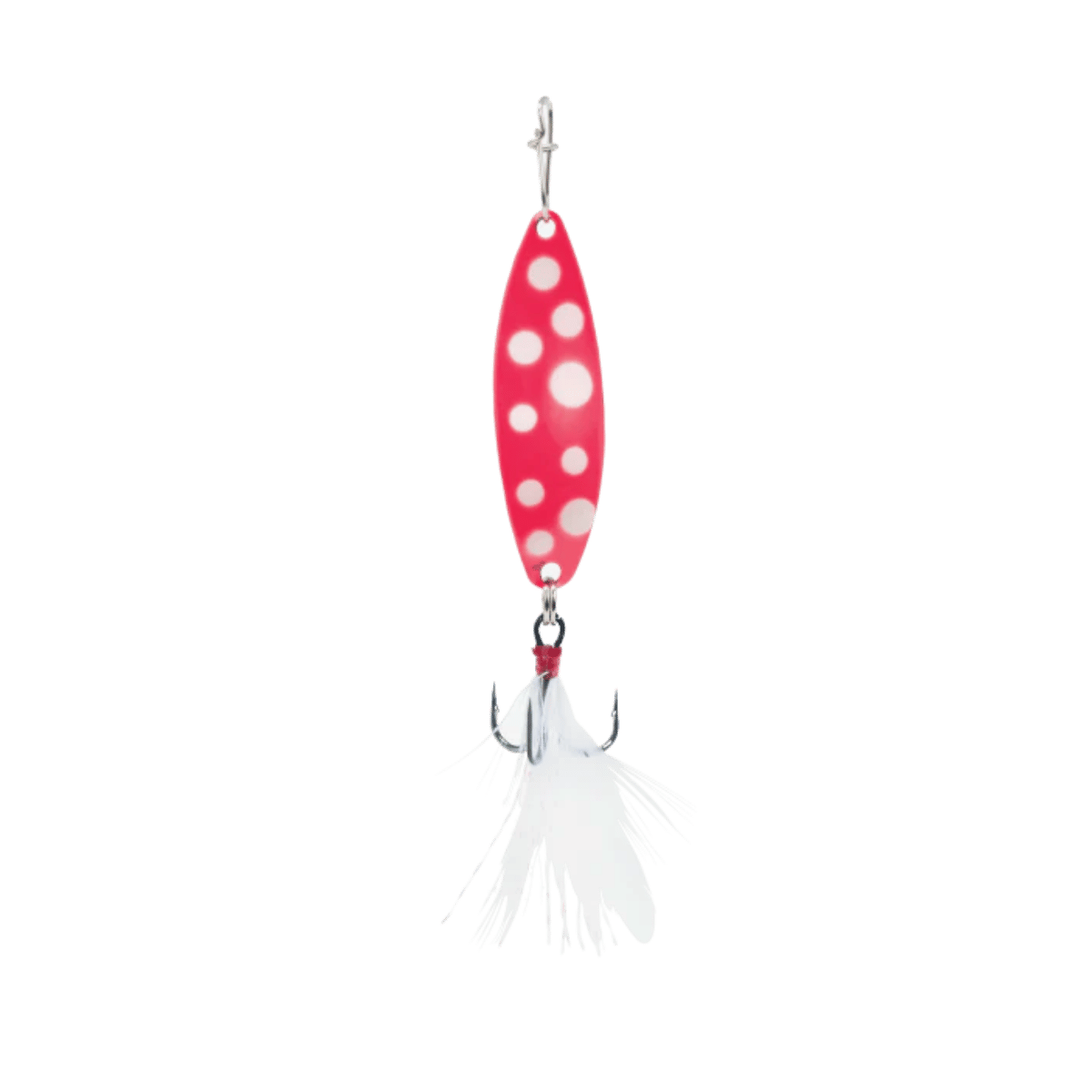 CLAM PANFISH LEECH FLUTTER SPOON - 1/32OZ - GLOW PINK WONDERBREAD