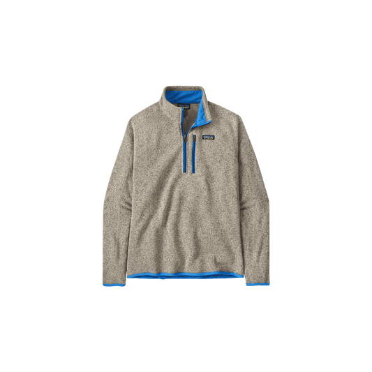PATAGONIA BETTER SWEATER 1/4 ZIP OAR TAN