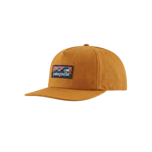 PATAGONIA BOARDSHORT LABEL FUNFARER CAP DRIED MANGO