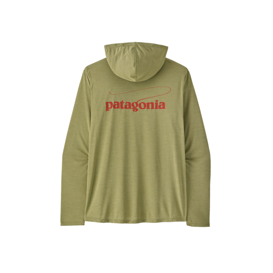 PATAGONIA CAP COOL DAILY HOODIE LOGO GUMTREE GREEN