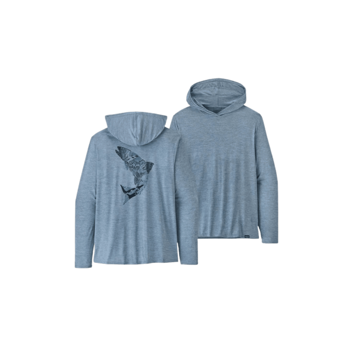 PATAGONIA CAP COOL DLY GRAPHIC HOODY RLX  STEAM BLUE X DYE