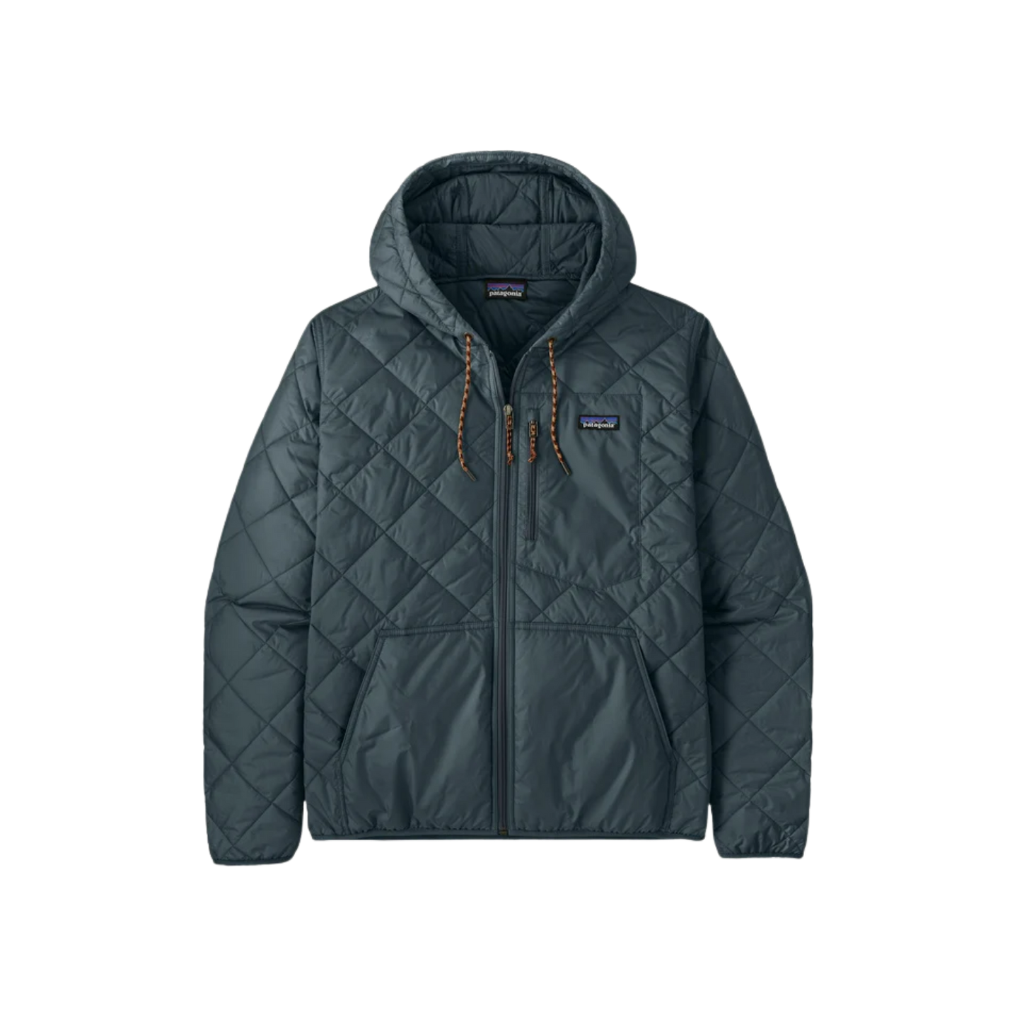 PATAGONIA DIAMOND QUILTED BOMBER HOODY SUMMIT BLUE