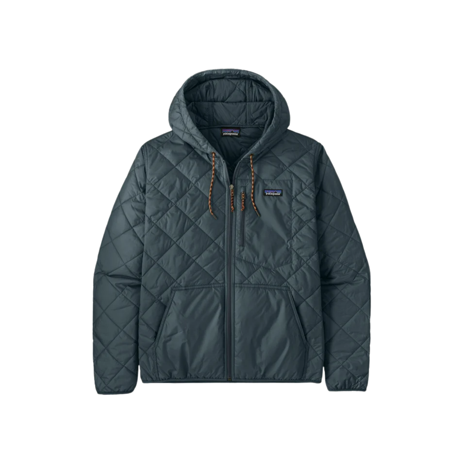 PATAGONIA DIAMOND QUILTED BOMBER HOODY SUMMIT BLUE