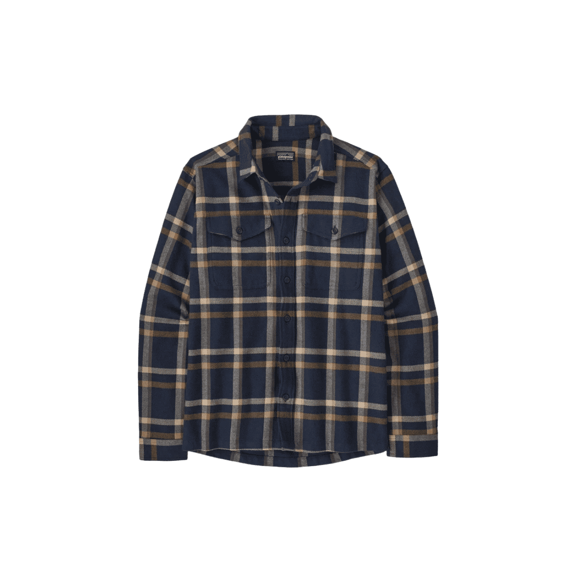 PATAGONIA FJORD FLANNEL SHIRT CROSSING NEW NAVY