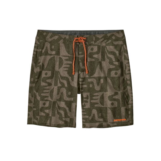 PATAGONIA HYDROPEAK BOARD SHORTS 18 IN BASIN GREEN