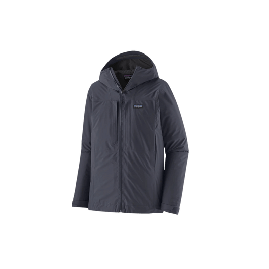 PATAGONIA INS BOULDER FORK RAIN JACKET SMOLDER BLUE