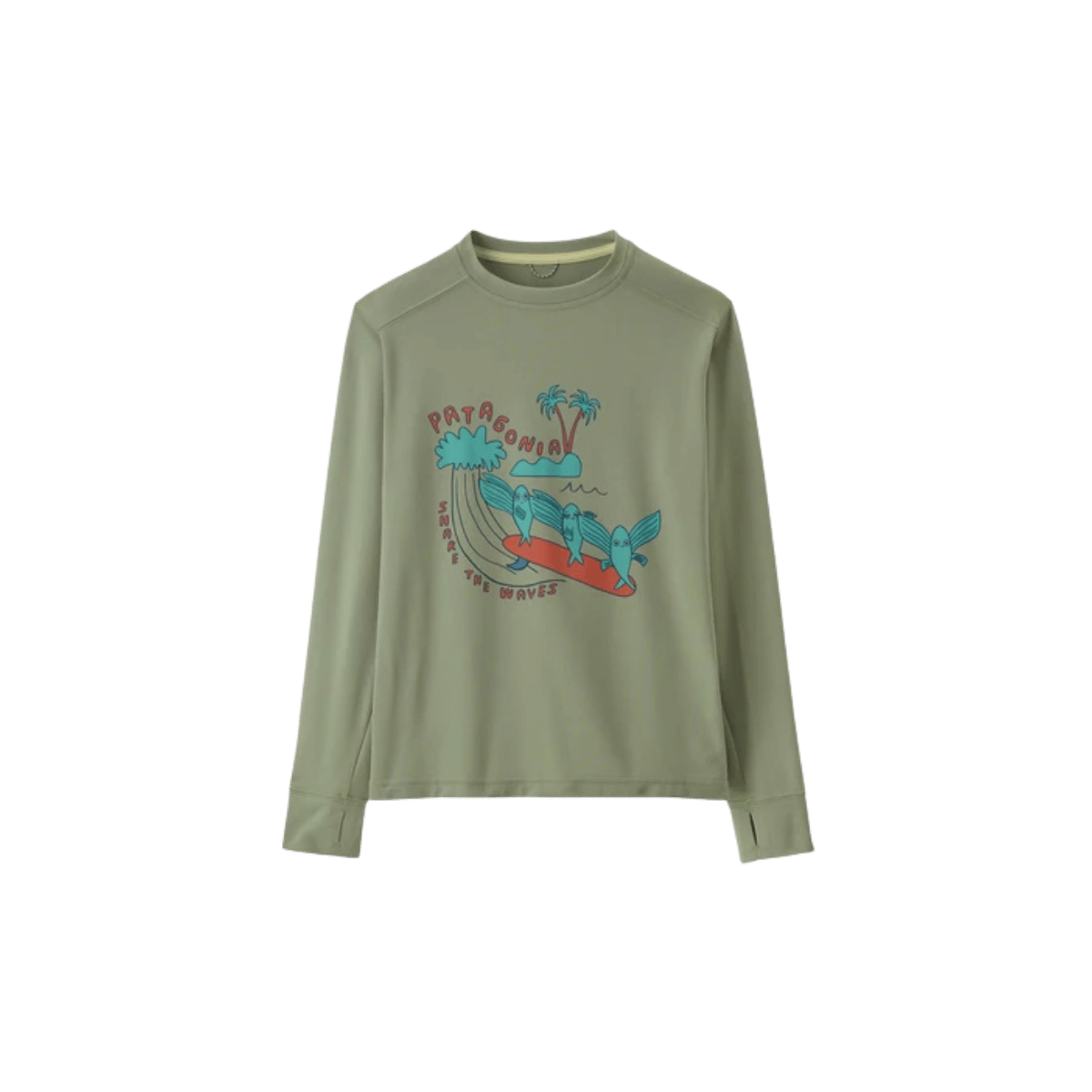 PATAGONIA K LS CAP SW T SHIRT IMAGE