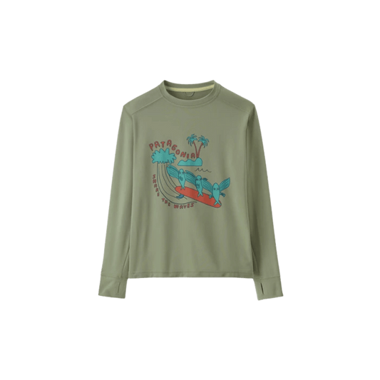 PATAGONIA K LS CAP SW T SHIRT IMAGE