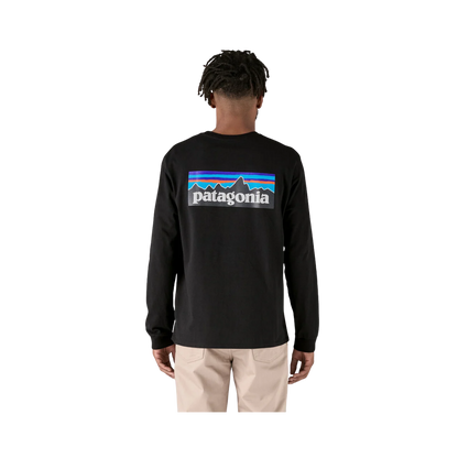 PATAGONIA L/S LOGO RESPONSIBILI TEE BACK