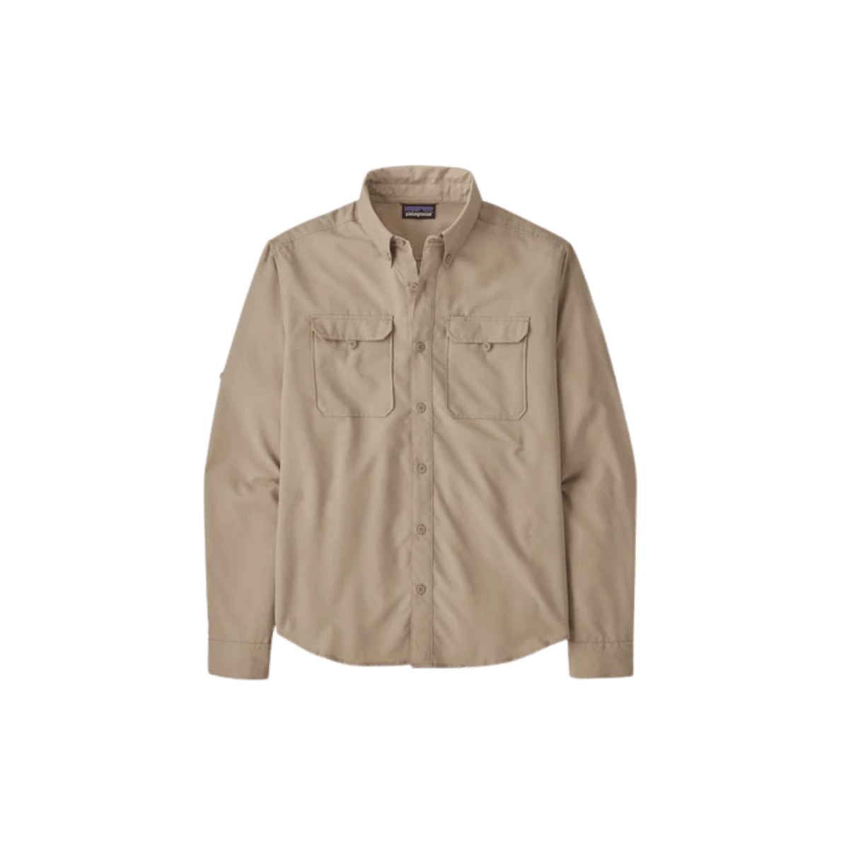 PATAGONIA LS SELF GUIDED HIKE SHIRT OAR TAN
