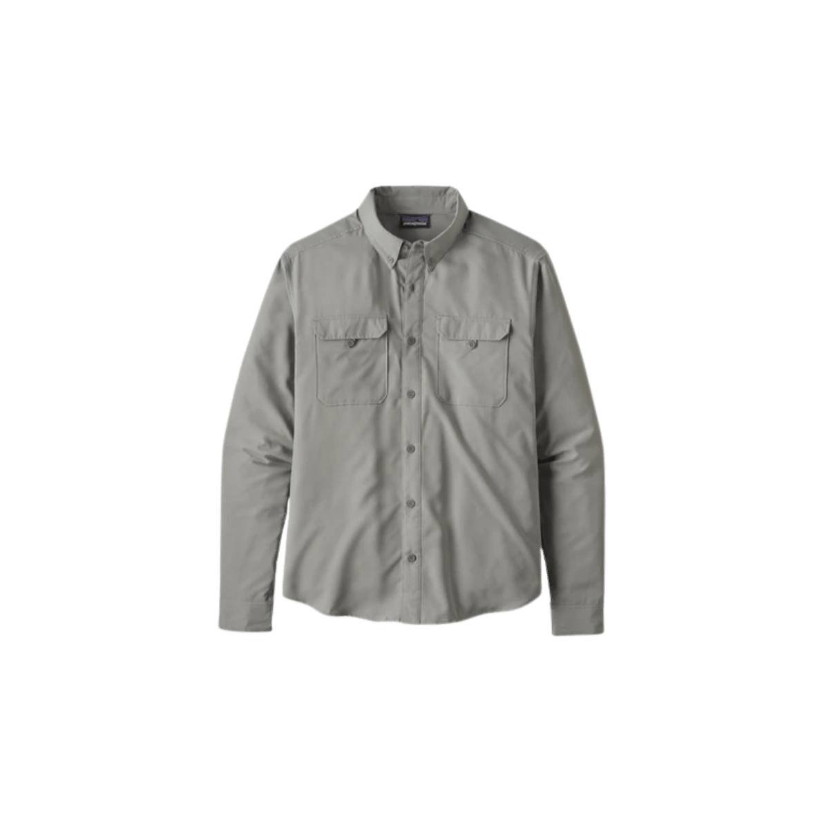 PATAGONIA LS SELF GUIDED HIKE SHIRT SALT GREY