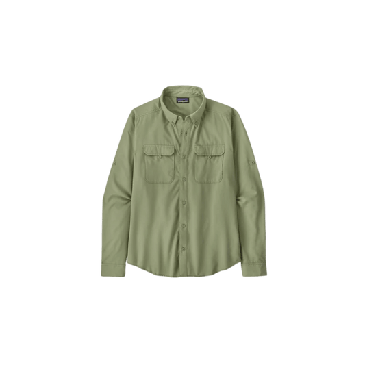 PATAGONIA LS SELF GUIDED HIKE SHIRT SALVIA GREEN