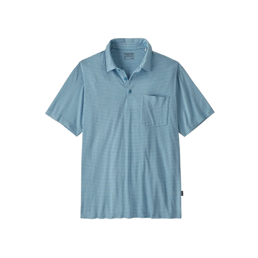 PATAGONIA M DAILY POLO SHORE BLUE
