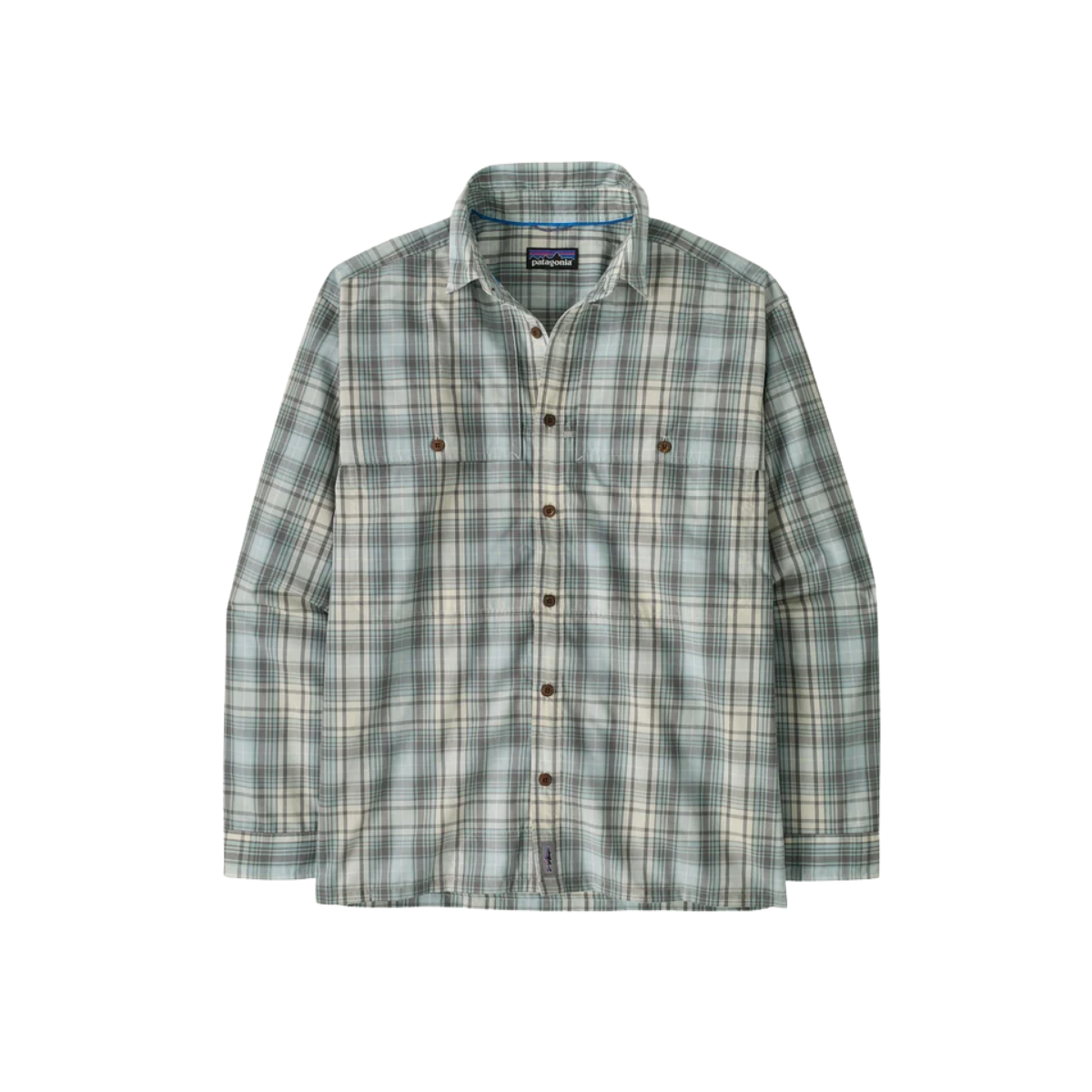 PATAGONIA M L/S ISLAND HOPPER SHIRT DYNO WHITE
