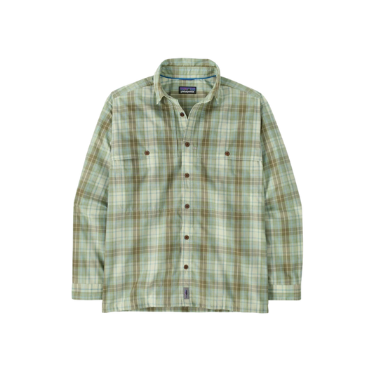 PATAGONIA M L/S ISLAND HOPPER SHIRT LICHEN GREEN