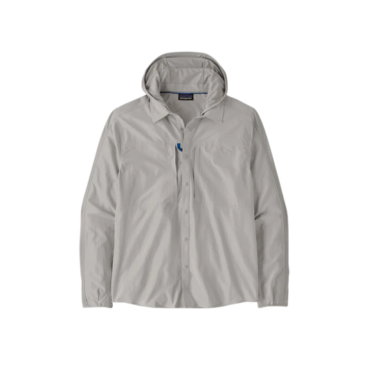 PATAGONIA M RIVER RAMBLER HYB SUN HOODIE CRISP GREY