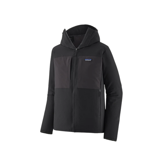 PATAGONIA R2 TECHFACE HOODY BLACK