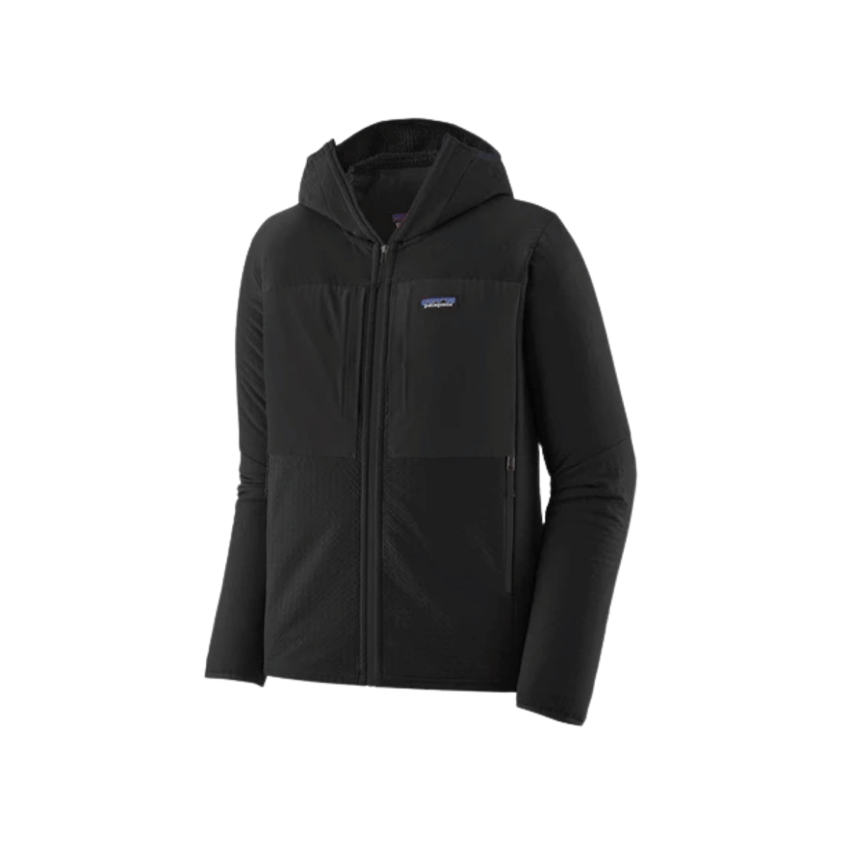 PATAGONIA R2 TECHFACE HOODY BLACK