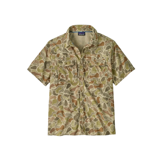 PATAGONIA S/S SELF GUIDED SUN SHIRT WEATHERED STONE