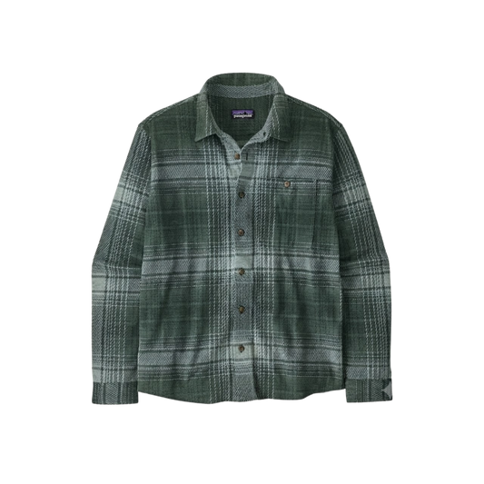 PATAGONIA STRETCH FJORD FLANNEL SHIRT BASIN GREEN