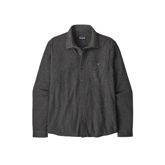PATAGONIA STRETCH FJORD FLANNEL SHIRT FORGE GREY