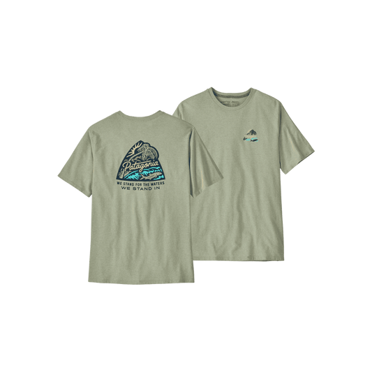 PATAGONIA TAKE A STAND RESPONSIBILI TEE SALVIA GREEN