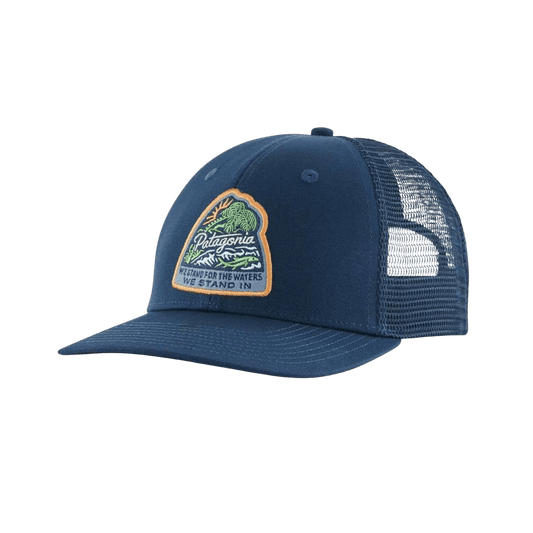 PATAGONIA TAKE A STAND TRUCKER HAT TIDEPOOL-BLUE