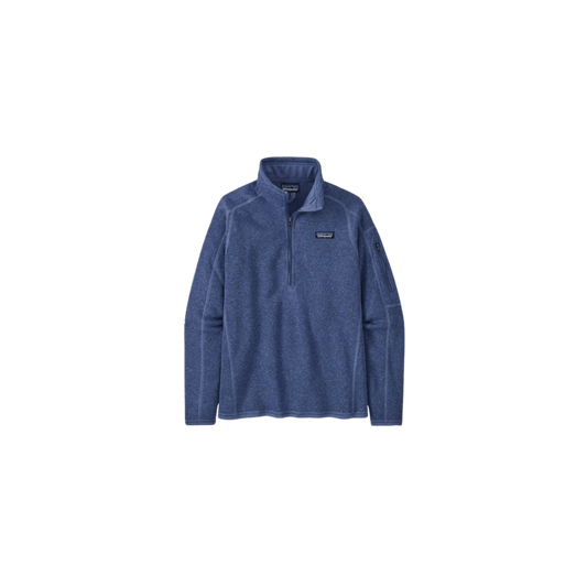 PATAGONIA W BETTER SWEATER 1/4 ZIP CURRENT BLUE