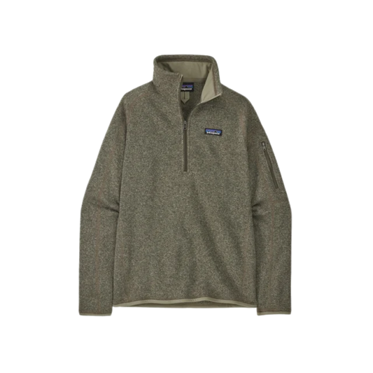 PATAGONIA W BETTER SWEATER 1/4 ZIP RIVER ROCK GREEN
