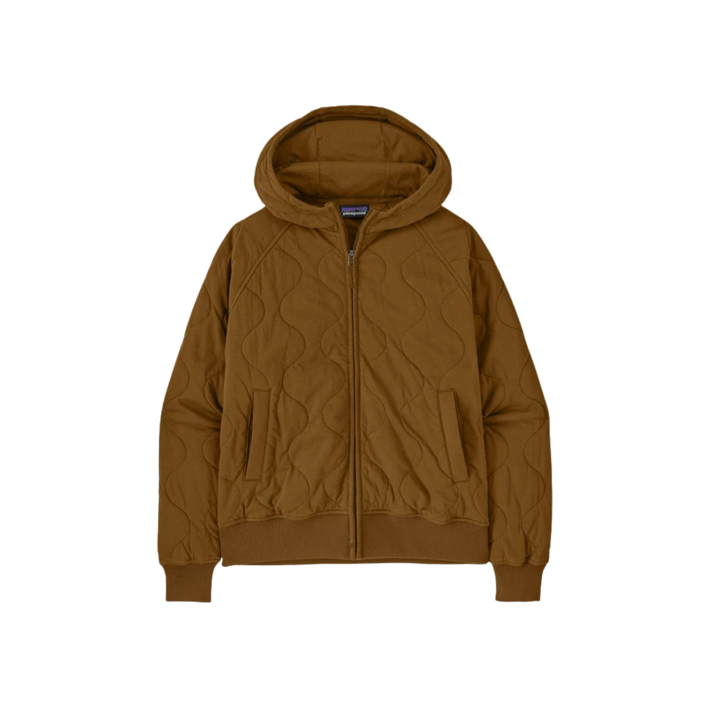 PATAGONIA W DAILY QUILTED HOODY WOLF BROWN
