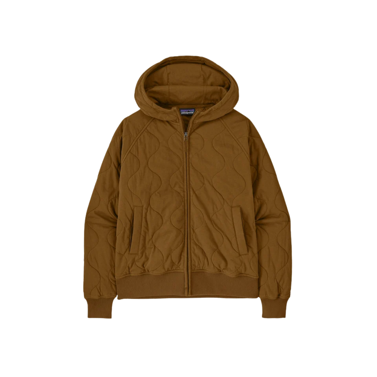 PATAGONIA W DAILY QUILTED HOODY WOLF BROWN