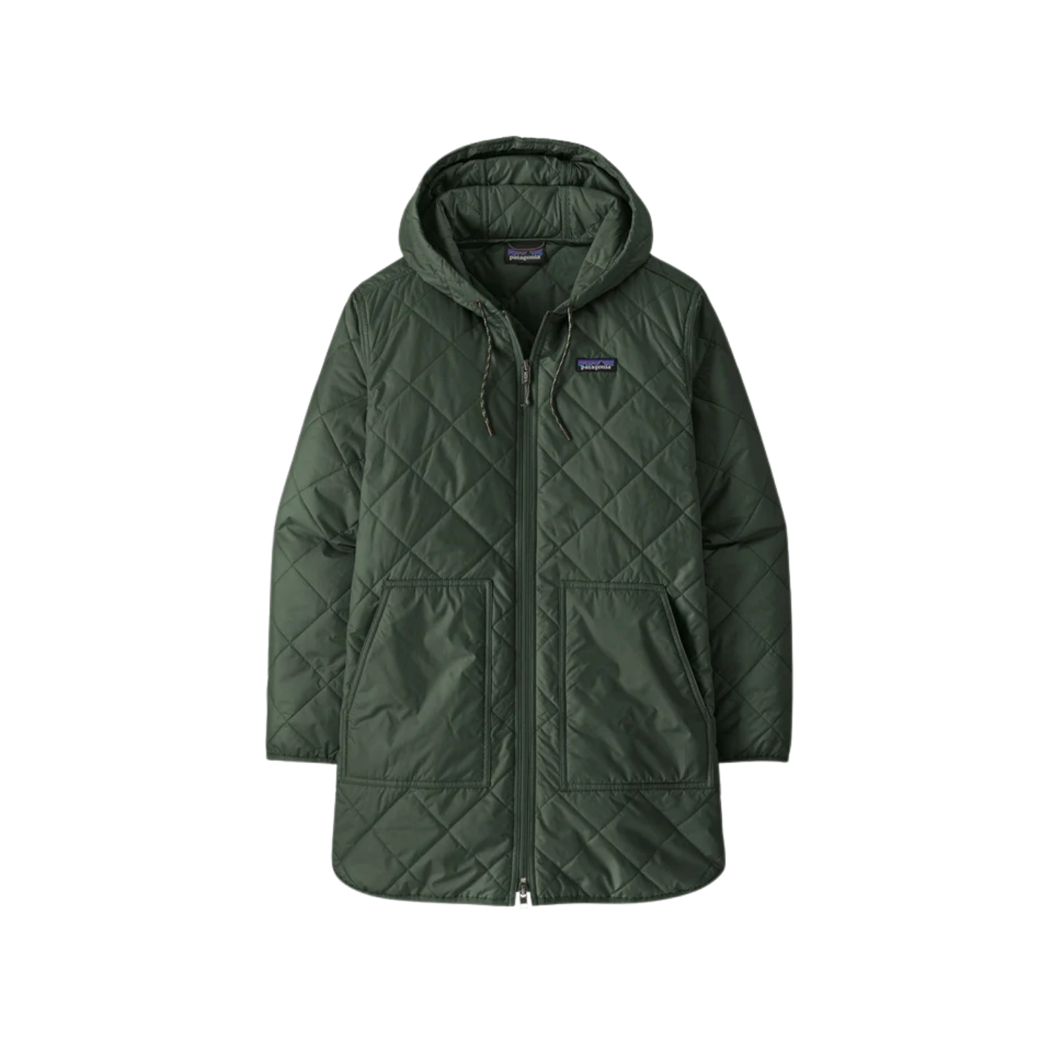PATAGONIA W DIAMOND QUILTED PARKA CANOPY GREEN