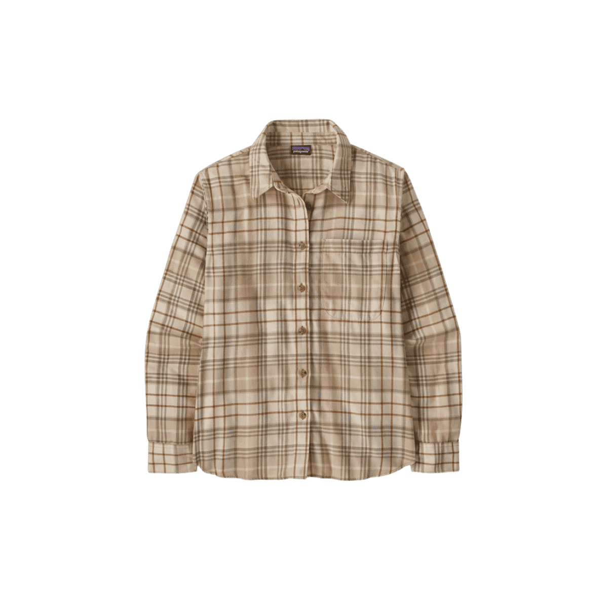 PATAGONIA W LW FJORD FLANNEL SHIRT DEPTH NATURAL
