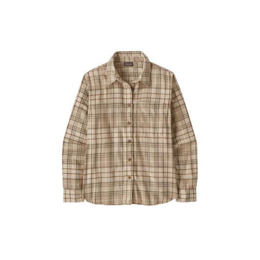 PATAGONIA W LW FJORD FLANNEL SHIRT DEPTH NATURAL