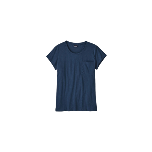 PATAGONIA W MAINSTAY TEE STEAM BLUE