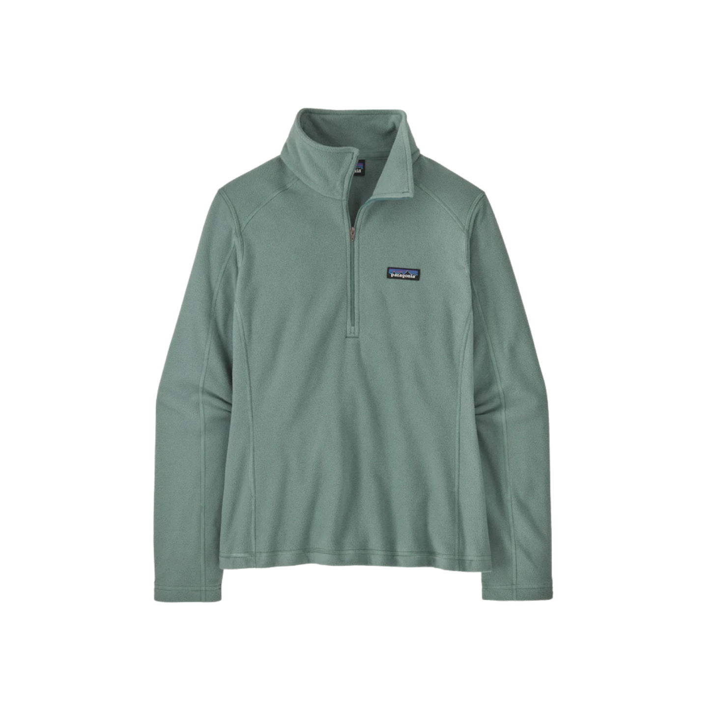 PATAGONIA W MICRO D 1/4 ZIP COVER GREEN