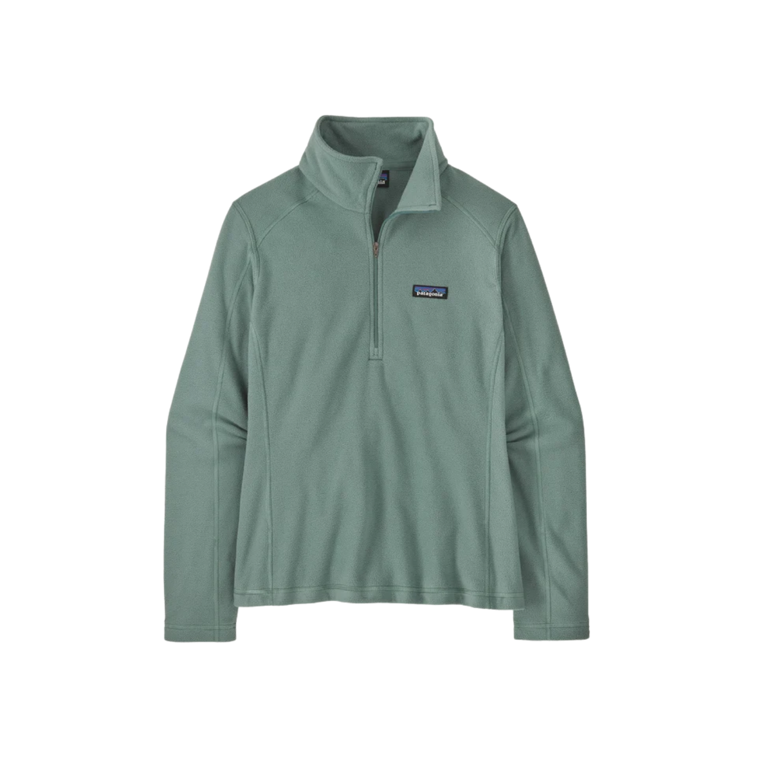 PATAGONIA W MICRO D 1/4 ZIP COVER GREEN