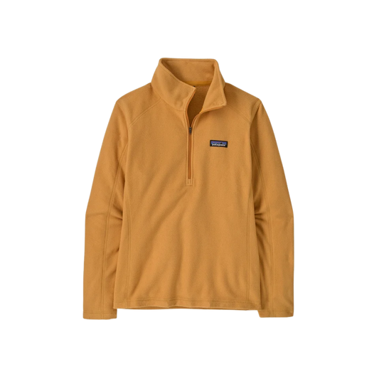 PATAGONIA W MICRO D 1/4 ZIP DRIED MANGO