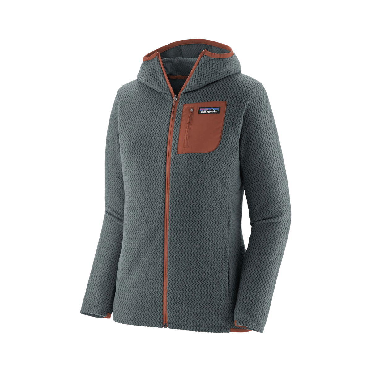 PATAGONIA W R1 AIR FULL ZIP HOODY NOUVEAU GREEN