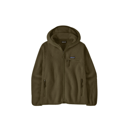 PATAGONIA W RETRO PILE HOODY BASIN GREEN